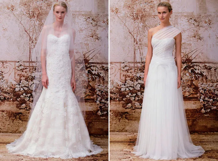 Monique Lhuillier Fall 2014 Bridal Collection. theweddingnotebook.com