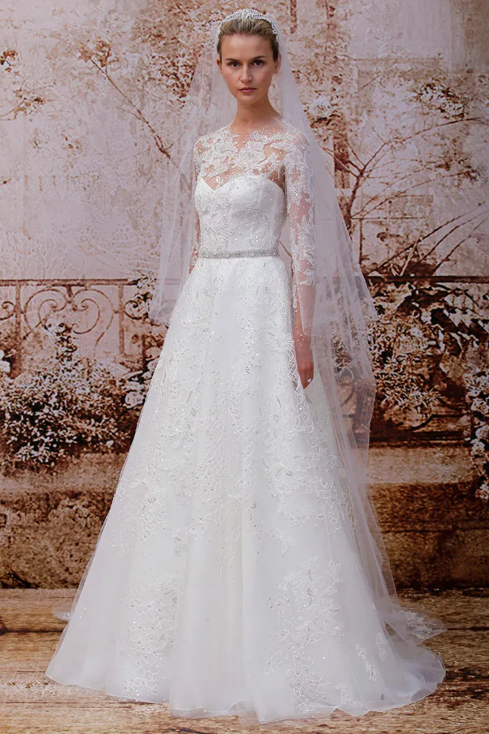 Monique Lhuillier Fall 2014 Bridal Collection. theweddingnotebook.com