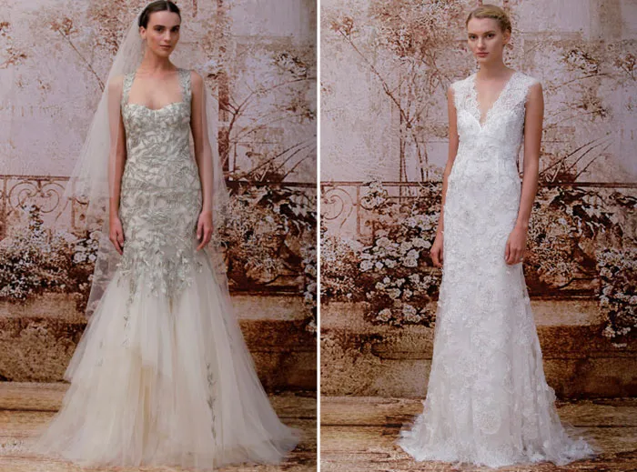 Monique Lhuillier Fall 2014 Bridal Collection. theweddingnotebook.com