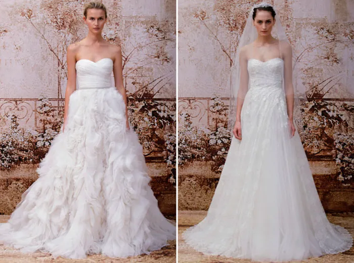 Monique Lhuillier Fall 2014 Bridal Collection. theweddingnotebook.com