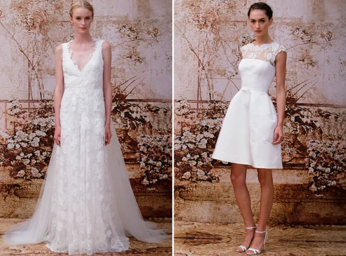 Monique Lhuillier Fall 2014 Bridal Collection. theweddingnotebook.com