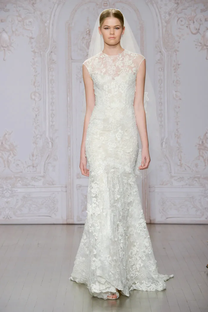 Stella and Odette shoe – Monique Lhuillier Fall 2015 Bridal Collection. theweddingnotebook.com