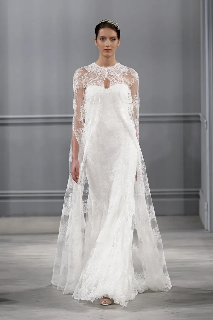 Monique Lhuillier Spring 2014 Bridal Collection. theweddingnotebook.com
