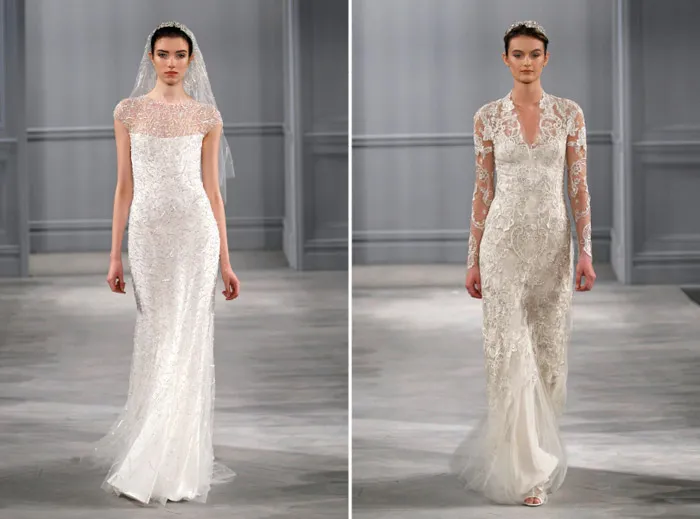 Monique Lhuillier Spring 2014 Bridal Collection. theweddingnotebook.com