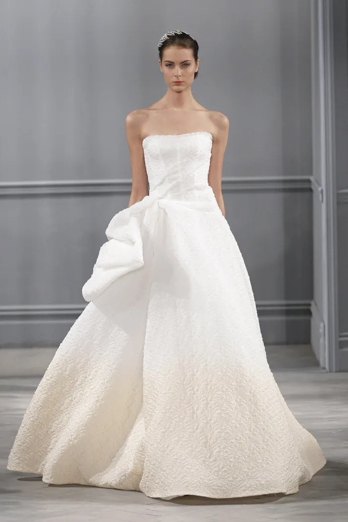 Monique Lhuillier Spring 2014 Bridal Collection. theweddingnotebook.com