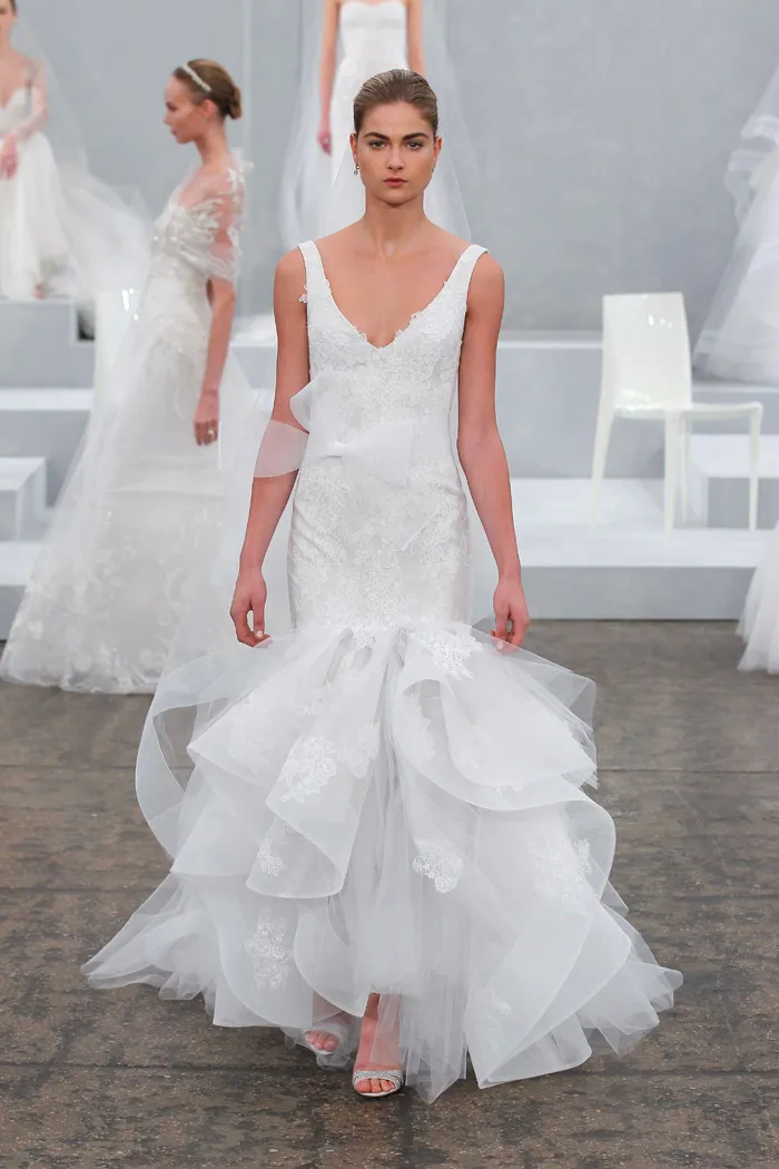 Teagan – Monique Lhuillier Spring 2015 Bridal Collection. theweddingnotebook.com