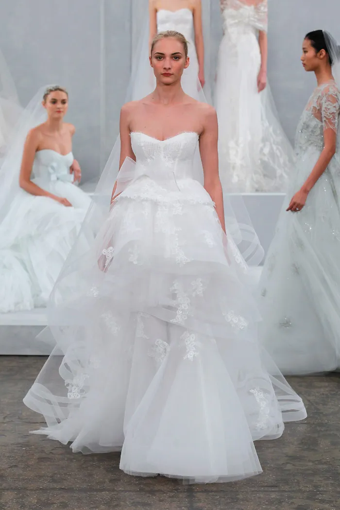 Riley – Monique Lhuillier Spring 2015 Bridal Collection. theweddingnotebook.com