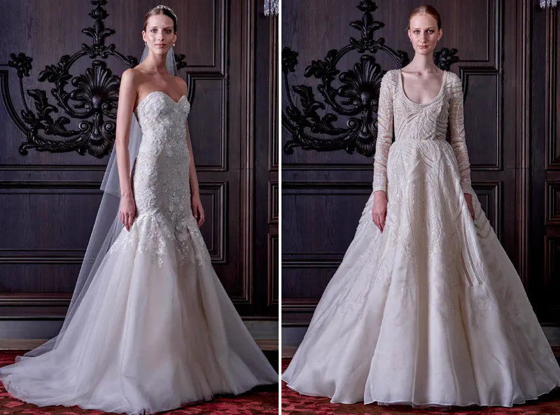 Monique Lhuillier Spring 2016 Bridal Collection. theweddingnotebook.com