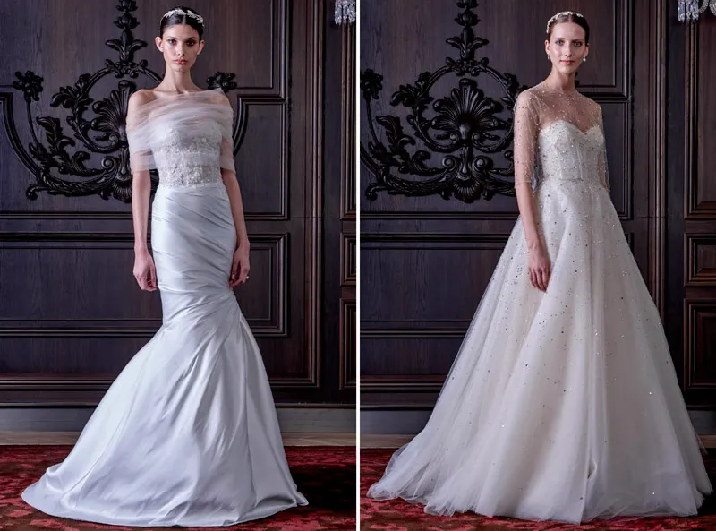 Monique Lhuillier Spring 2016 Bridal Collection. theweddingnotebook.com