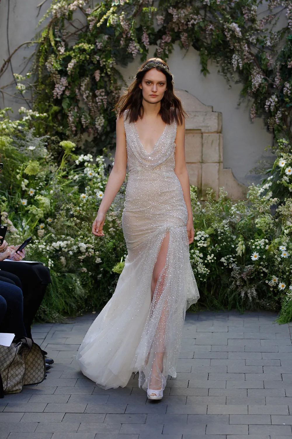 Diamond - Monique Lhuillier Spring 2017 Bridal Collection. theweddingnotebook.com