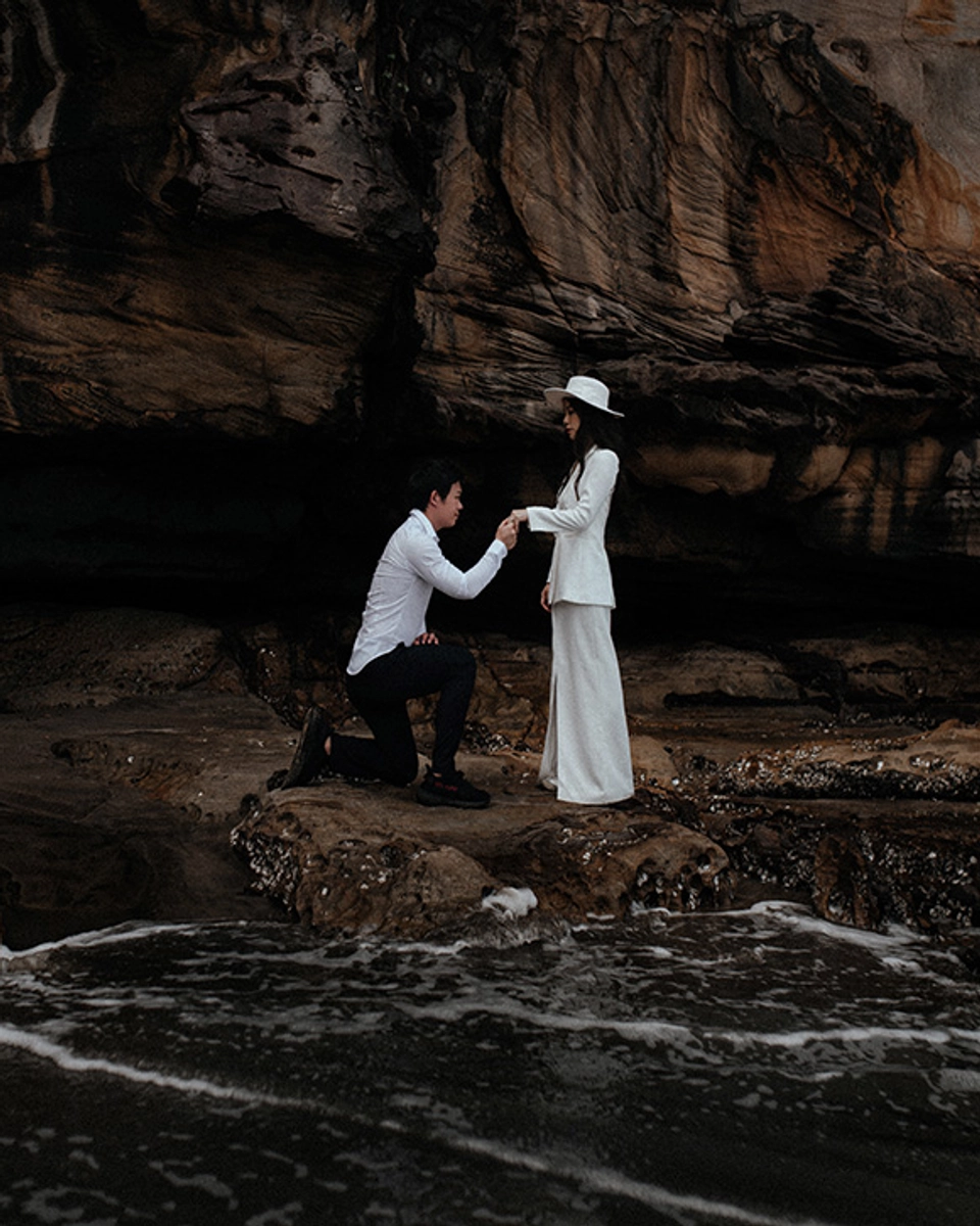 Nature-Filled Engagement Portraits in the Hidden Gem that is Bako National Park, Sarawak