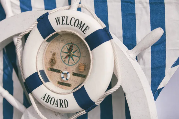 Nautical Themed Reception. Awesome Memories Photography. theweddingnotebook.com