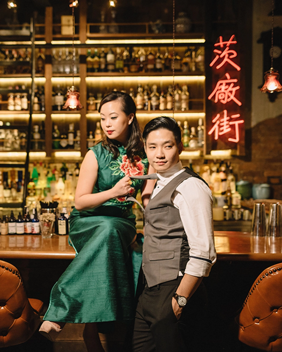 Nostalgic Old Shanghai Inspired Bridal Portraits at PS150