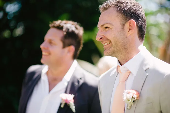 Peach garden wedding. Tealily Photography. theweddingnotebook.com