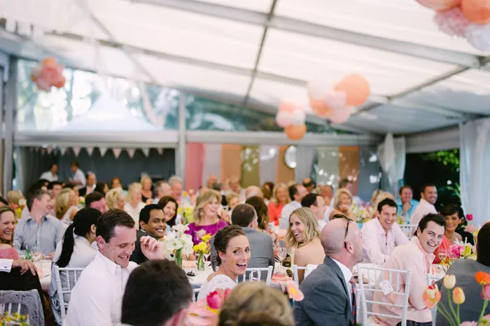 Outdoor wedding reception. Tealily Photography. theweddingnotebook.com