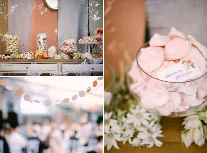 Peach colour wedding décor. Tealily Photography. theweddingnotebook.com