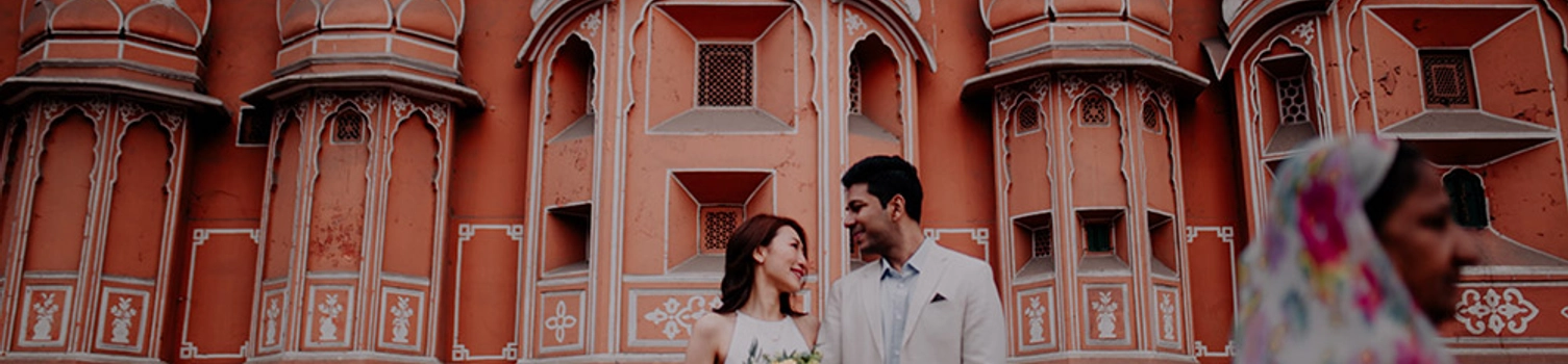Pretty in Pink Bridal Portraits Taken in Jaipur, India