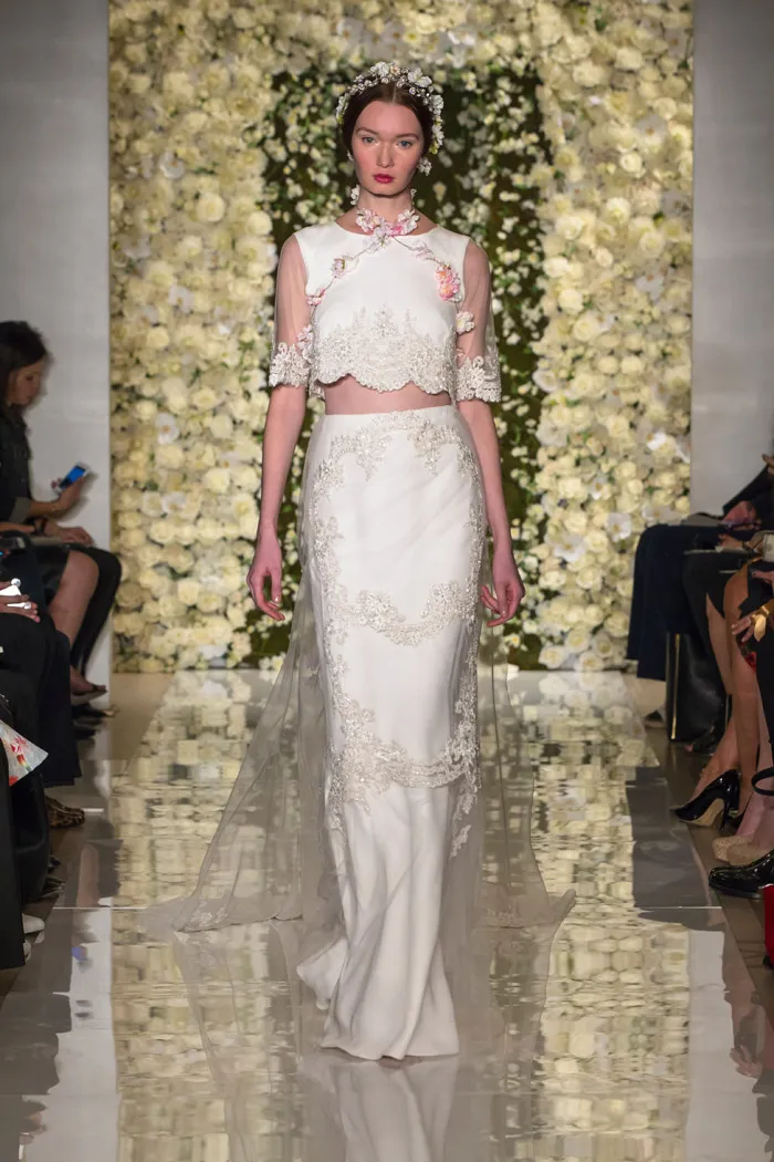 Reem Acra Fall 2015 Bridal Collection. theweddingnotebook.com