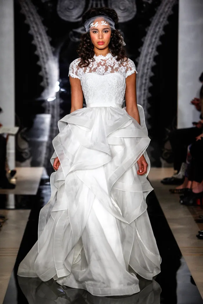 Reem Acra Spring 2014 Bridal Collection. theweddingnotebook.com