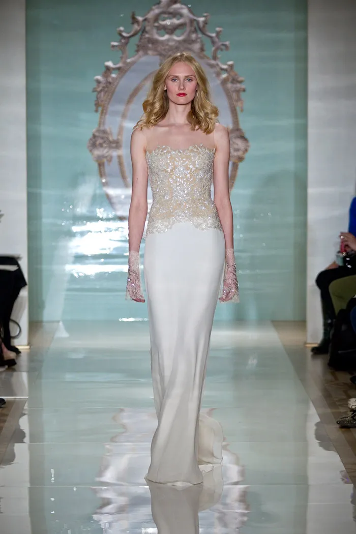 Reem Acra Spring 2015 Bridal Collection. theweddingnotebook.com