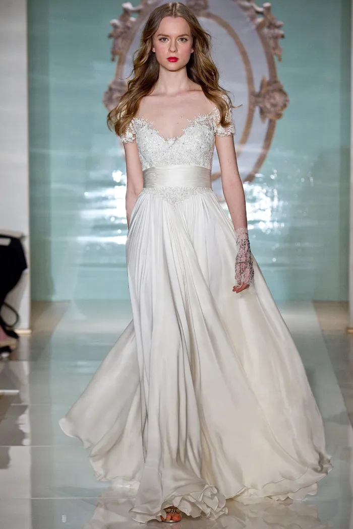 Reem Acra Spring 2015 Bridal Collection. theweddingnotebook.com