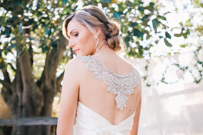 Bridal Gown by Anna Campbell. Studio Something Photography. theweddingnotebook.com