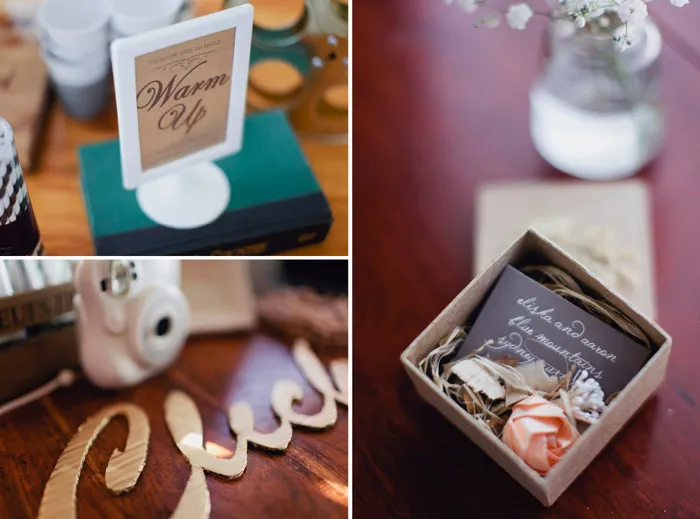 theweddingnotebook.com. Photography by Sayher Heffernan. Save the date and other wedding details