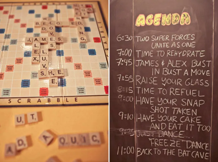 Scrabble. Jagger Photography. theweddingnotebook.com