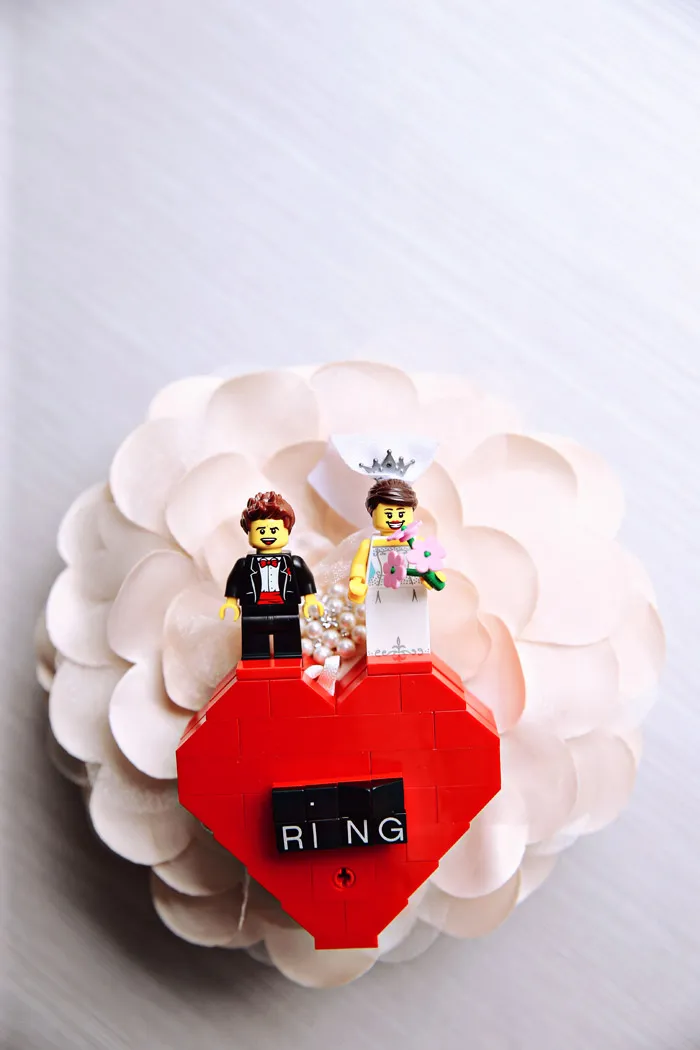 LEGO-themed Wedding. Photography by Axioo. theweddingnotebook.com