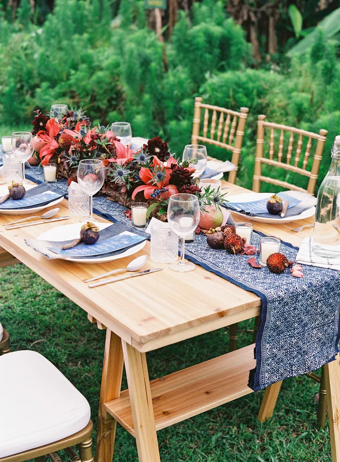 Photo by Brody Tan Photography. Styling by Bryan of Beautiful Gatherings. theweddingnotebook.com