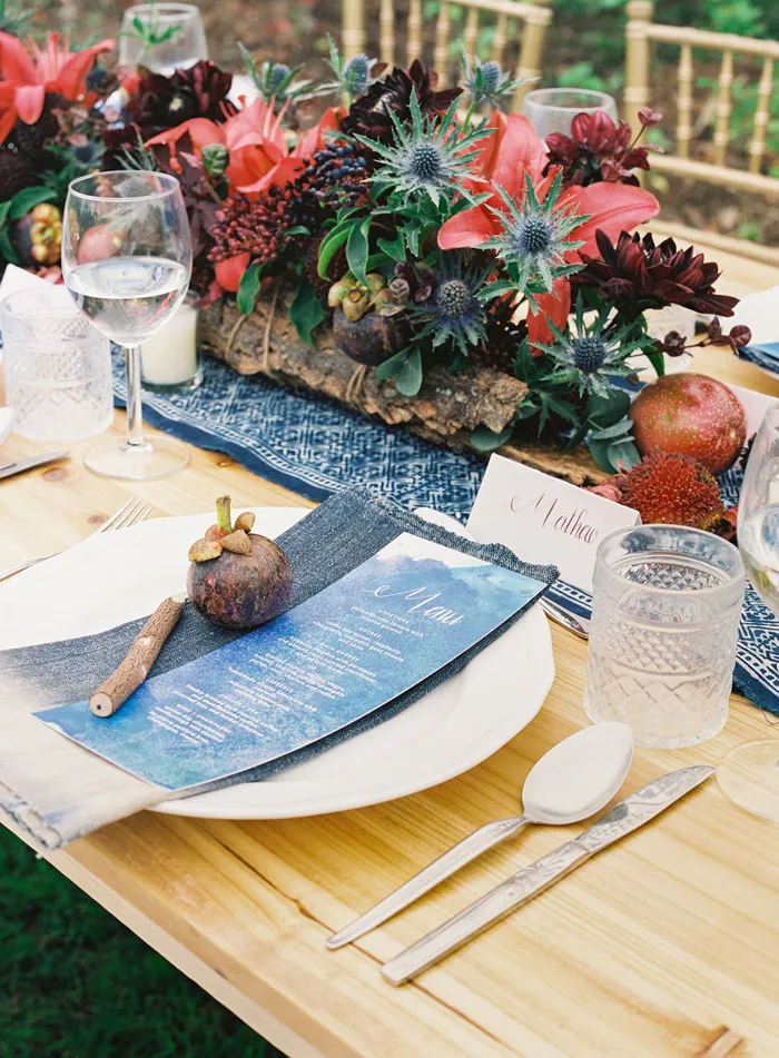 Photo by Brody Tan Photography. Styling by Bryan of Beautiful Gatherings. theweddingnotebook.com