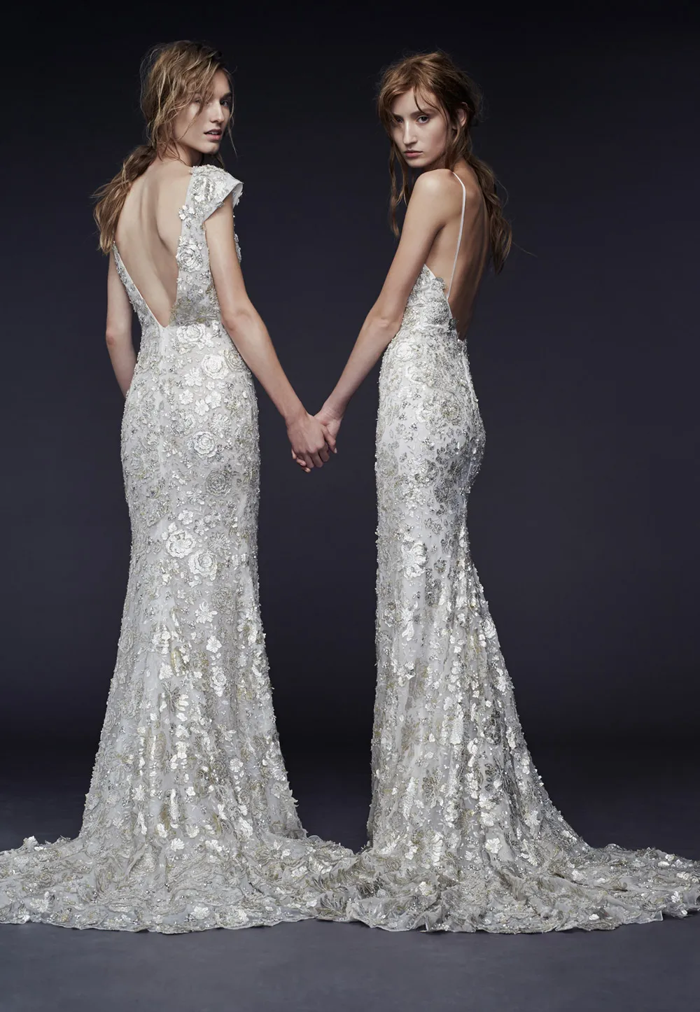 Priya and Pheobe – Vera Wang Fall 2015 Collection. theweddingnotebook.com