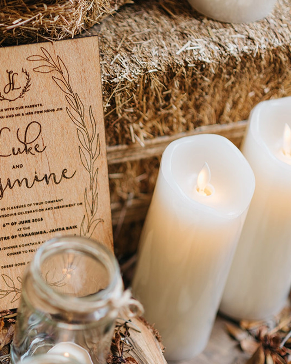 Vintage Rustic Florals With A Touch Of Gold At Tanarimba, Janda Baik