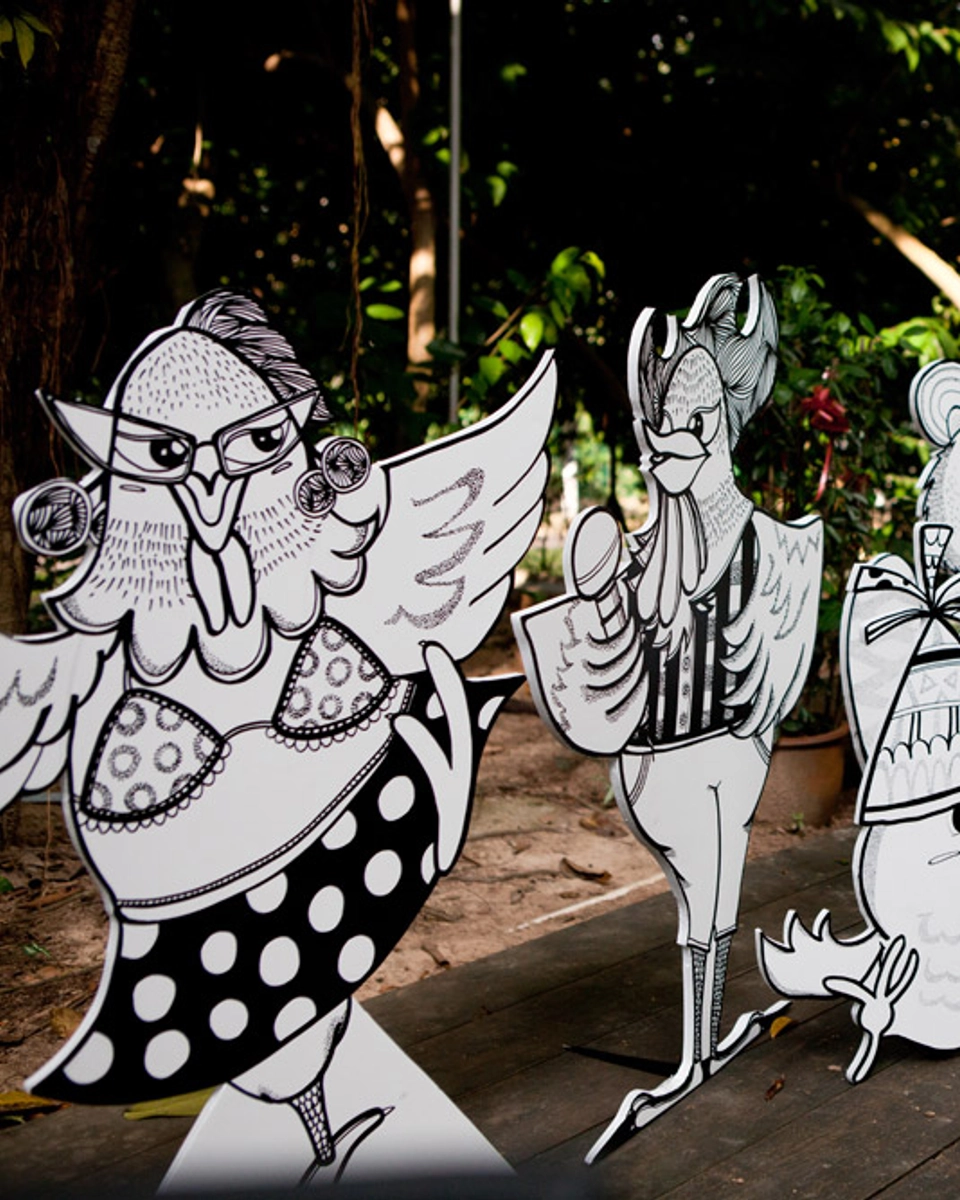 When Illustrated Animals Join The Wedding Party