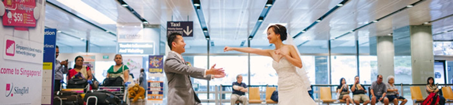 When Picking Up The Bride Requires Passports And Flight Tickets