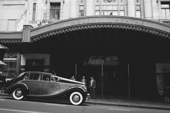 Wedding photo shoot in Melbourne Central Business District (CBD). Sayher Heffernan Photography