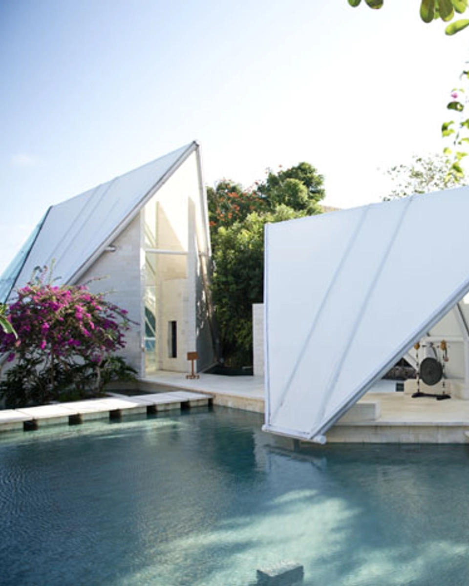 White And Green Wedding At Tirtha Uluwatu