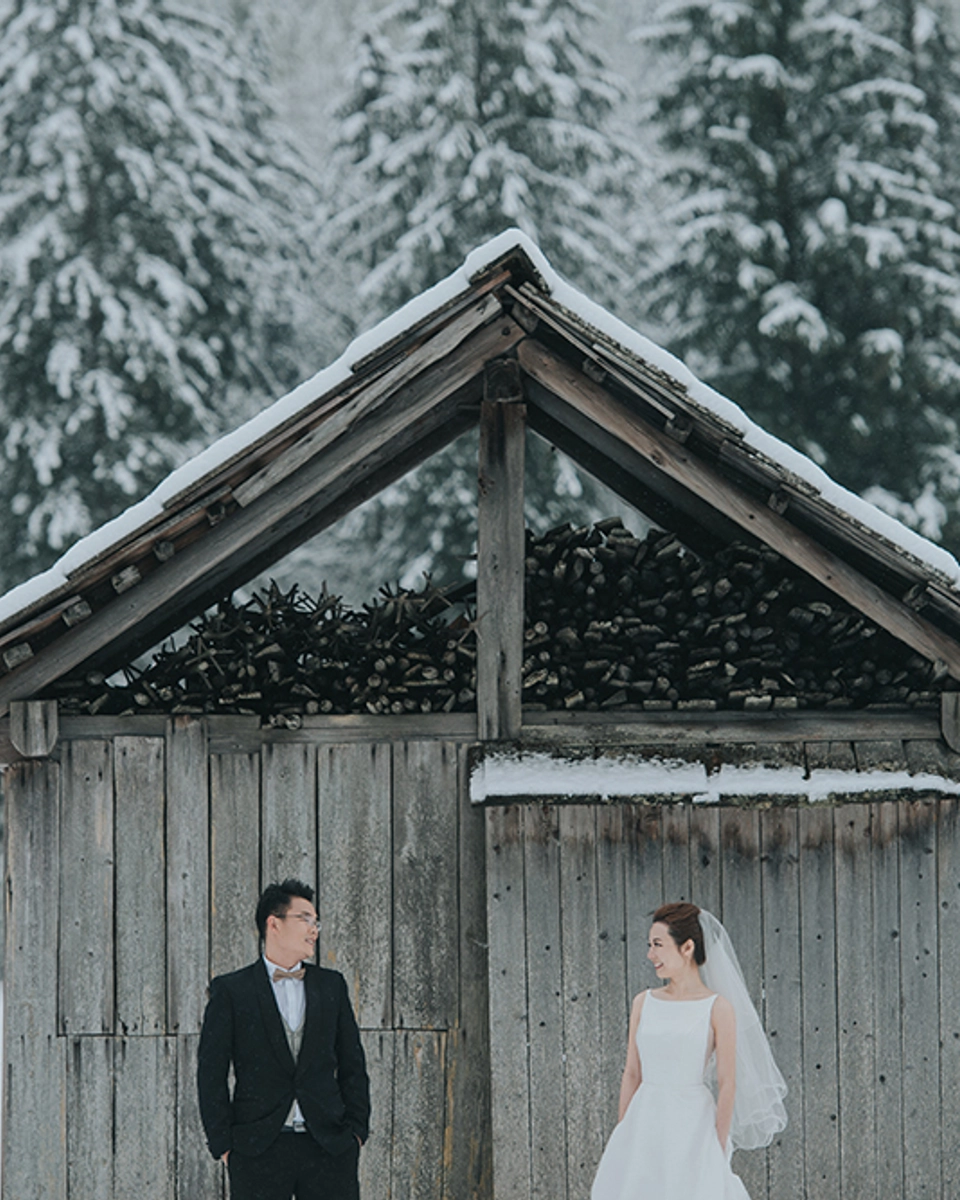 White On White In The Winter Wonderland Of Hallstatt Austria