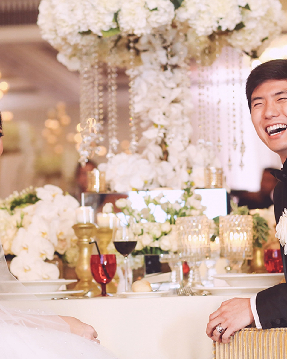 White On White With A Hint Of Red At The Majestic Hotel