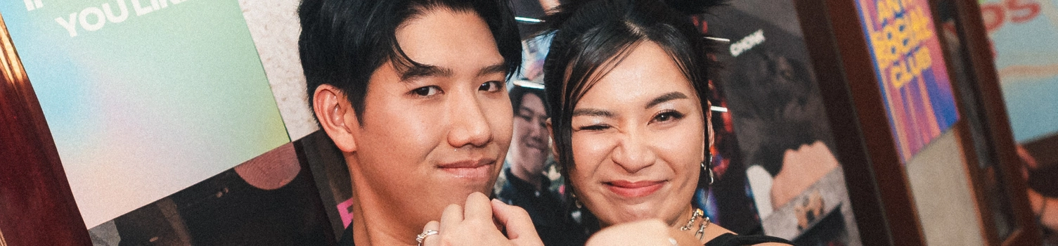 Y2K Street Style Wedding at Almost Famous: A Playful, Untraditional Affair in Singapore